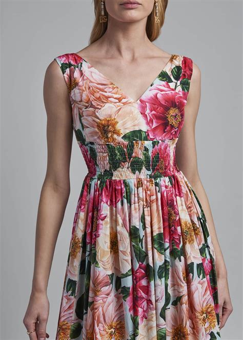 dolce gabbana print floral|dolce gabbana floral print dress.